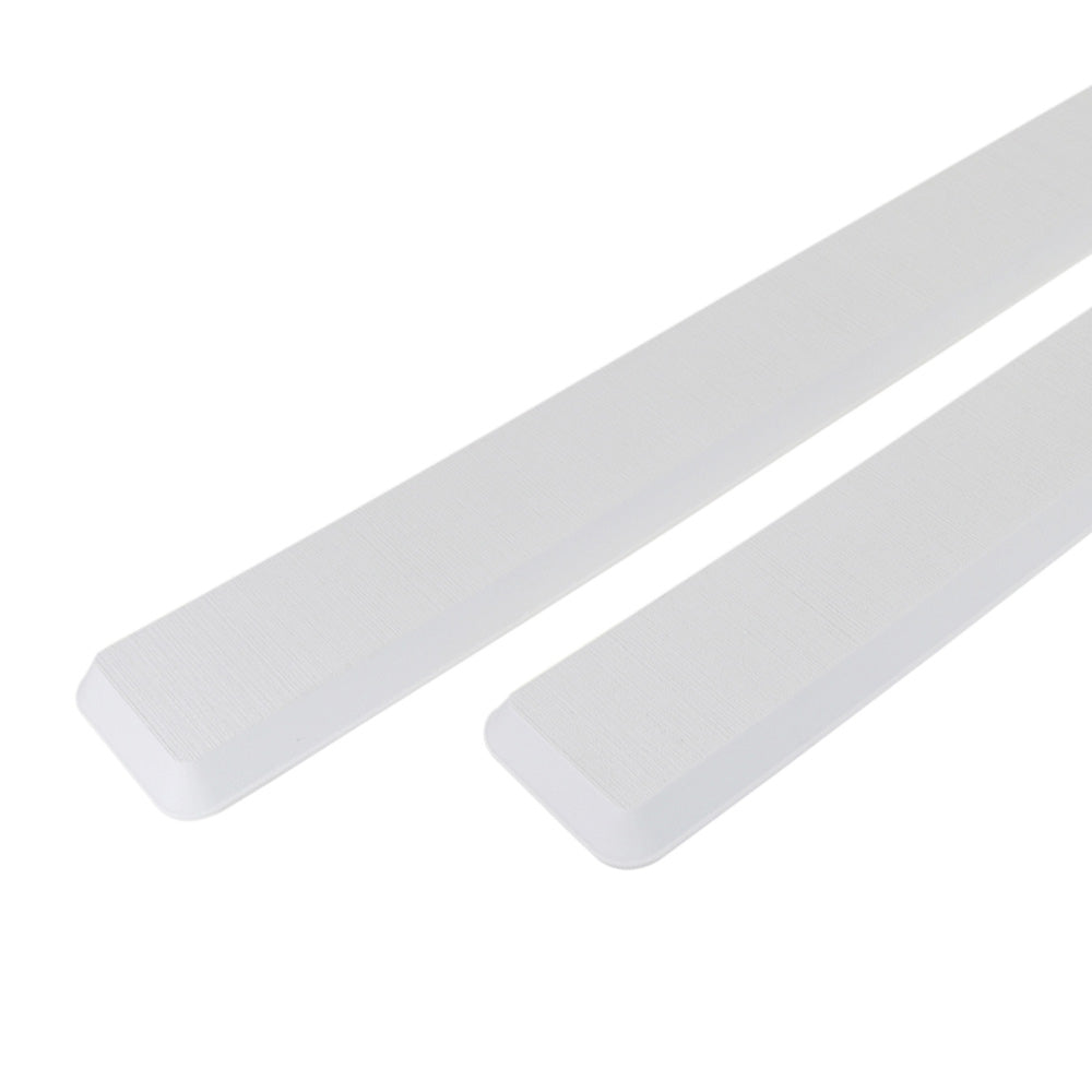 SeaDek 53582-81235 Cockpit Coaming Bolster Set (2) - 4" x 39" & 20mm Thick - White w/Brushed Texture