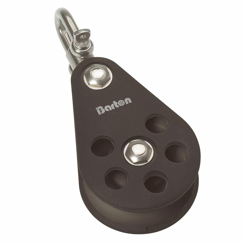 Barton Marine N07130 Size 7 70mm Plain Bearing Pulley Block Single Swivel