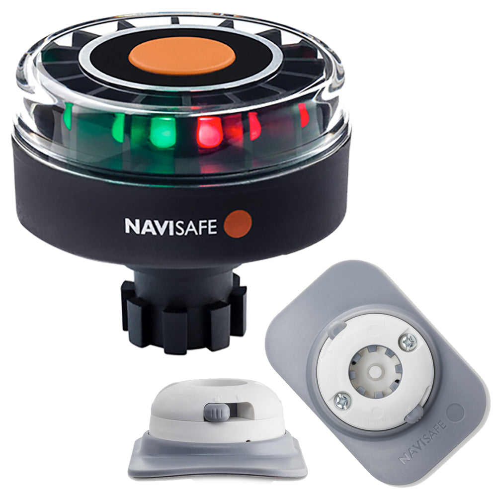 Navisafe Navilight Tricolor 2NM w/Navibolt Base & RIB Mount - White 342KIT4
