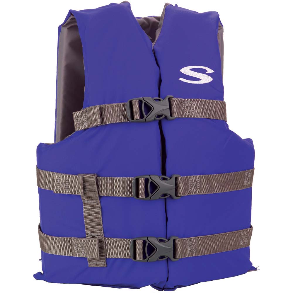 Stearns 2159360 Youth Classic Vest Life Jacket - 50-90lbs - Blue/Grey