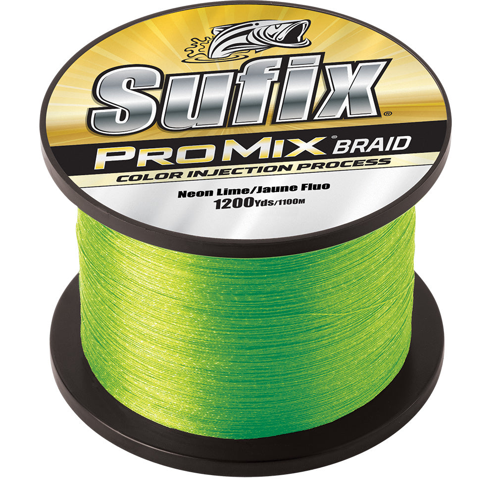 Sufix ProMix Braid - 30lb - Neon Lime - 1200 yds 630-330L