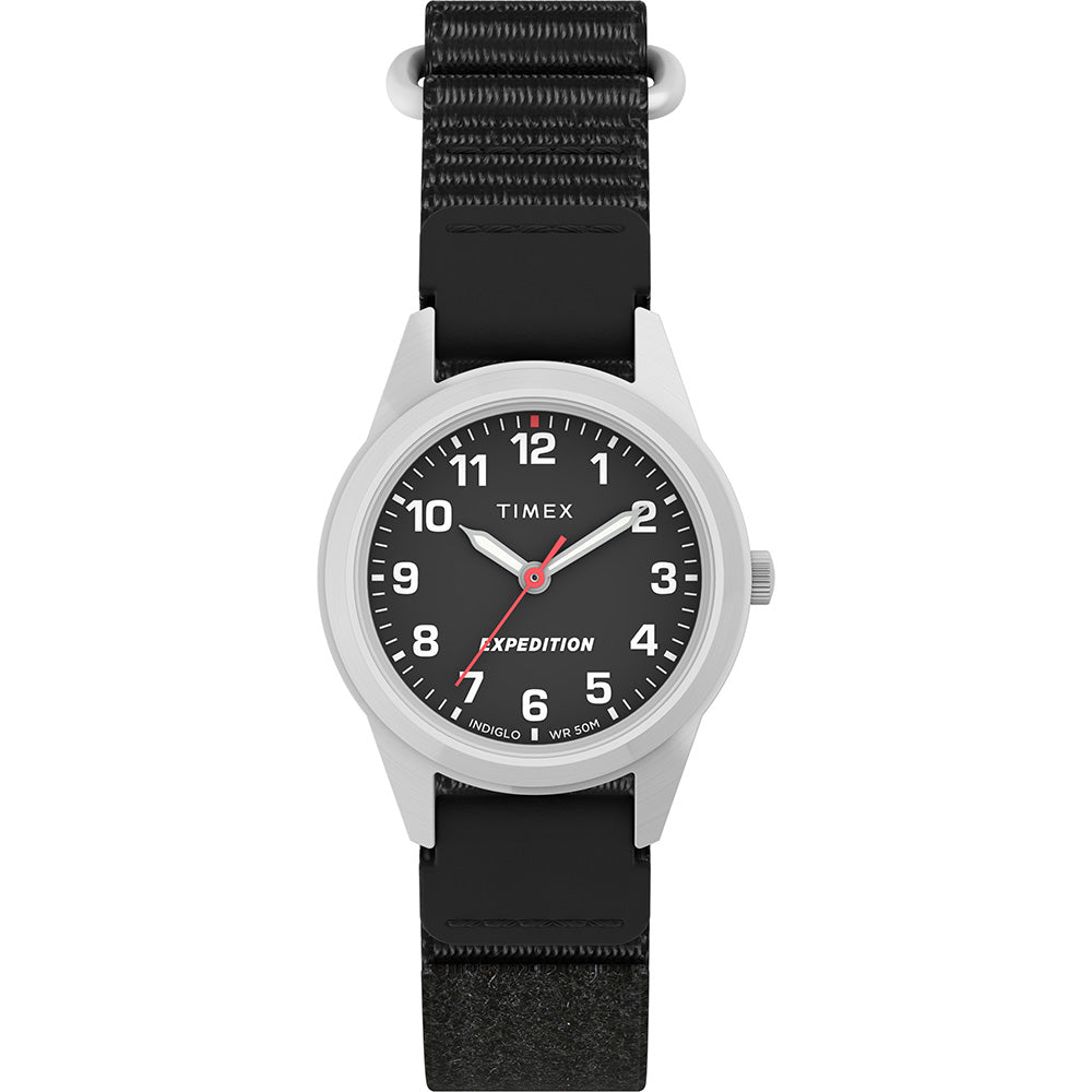 Timex TW4B25800 Expedition Field Mini Watch - Black Dial & FastWrap Strap