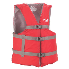 Stearns 2159352 Classic Series Adult Universal Oversized Life Jacket - Red