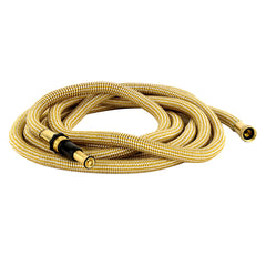 HoseCoil HEP75K 75' Expandable PRO w/Brass Twist Nozzle & Nylon Mesh Bag - Gold/White
