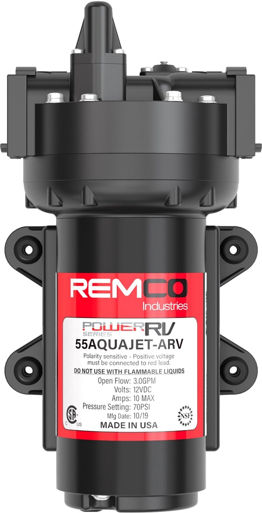 Remco 55AQUAJET-ARV PowerRV Aquajet Freshwater Pump 12 VDC 5.3 GPM – RVe  Parts