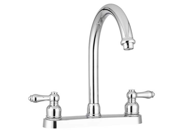 Dura Faucet Df-Pk340l-Cp Nonmetallic Hirise Rv Kitchen Faucet Chrome Polished