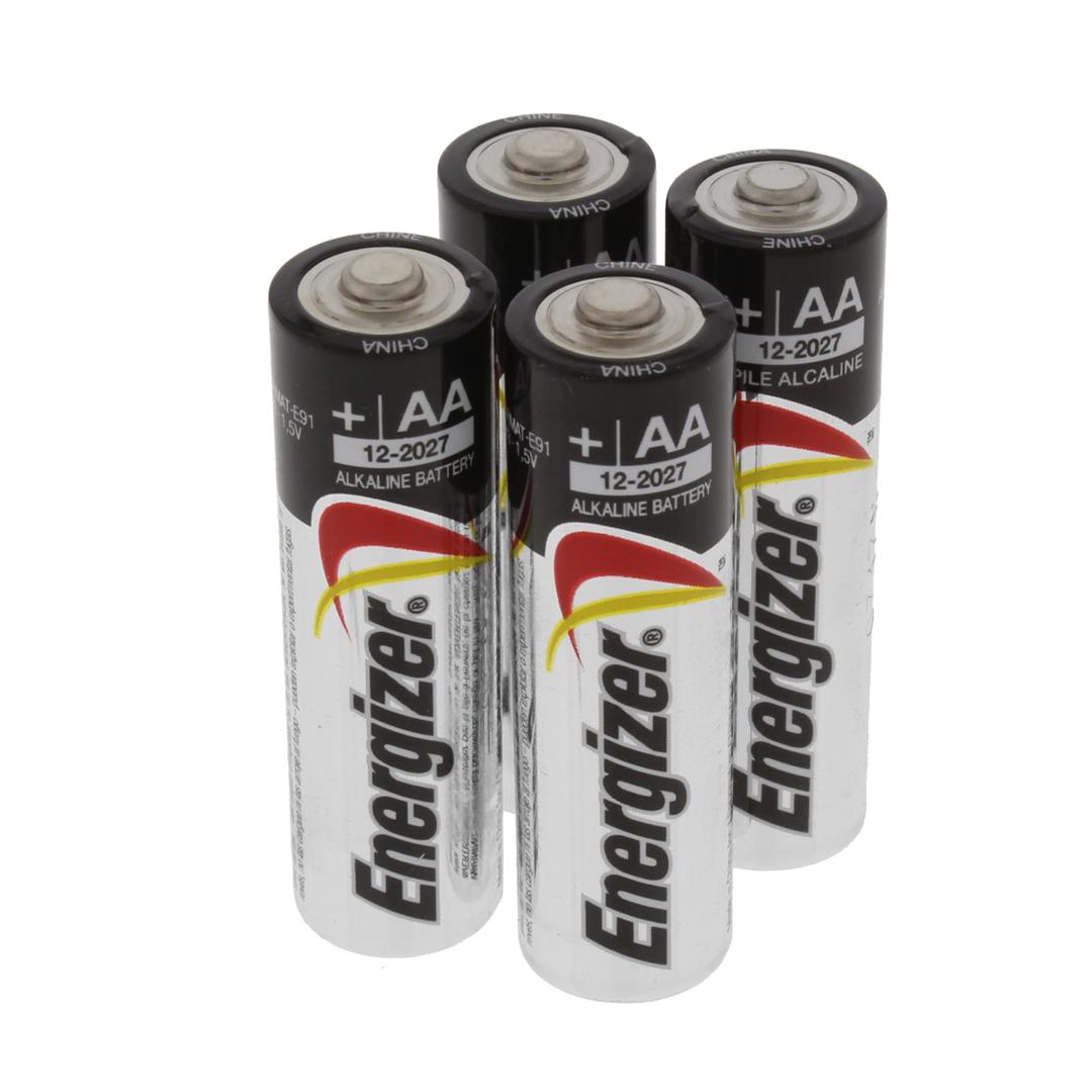 Energizer E91BP4 AA Energizer Batteries, 4/pk @12