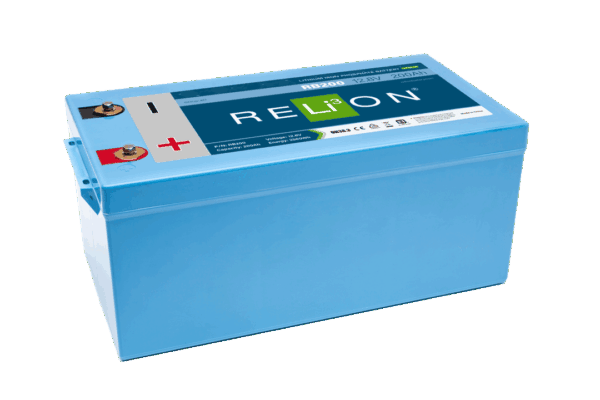 RELiON RB200 LiFePO4 Lithium Iron Phosphate 12V Battery, Group 8D