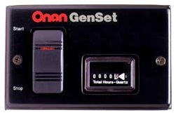 Cummins Onan Switch & Analog Hourmeter Panel For Gasoline & LP Vapor Generators 3005332
