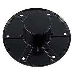 AP Products Round Flush Mount Base Only, Black 0131112B