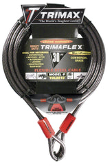 Trimax TDL3010 Dual Loop Quadra Braid Trimaflex Cable, 30' L x 10mm
