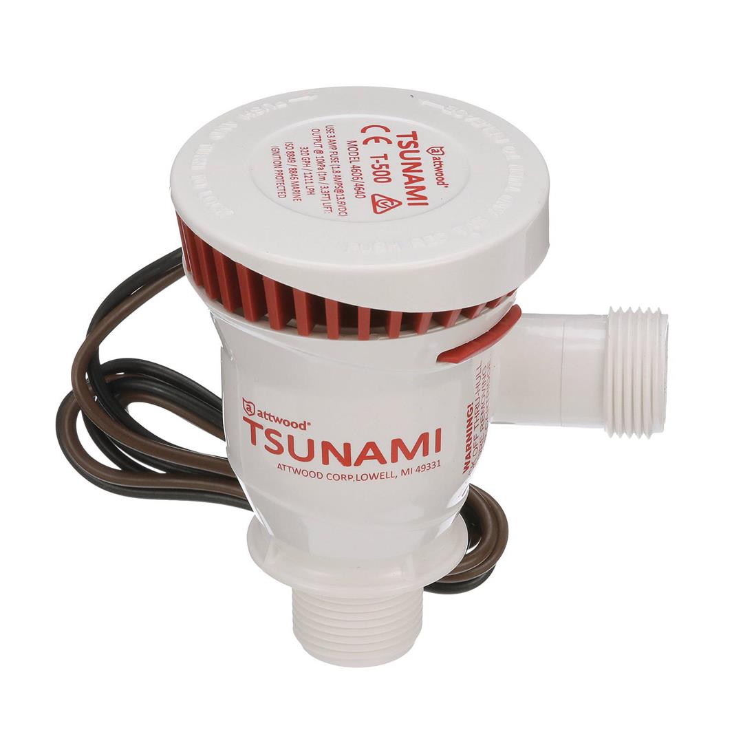 Attwood Tsunami Aerator Pump 500 GPH For Seacock 3/4" 46437 – RVe Parts