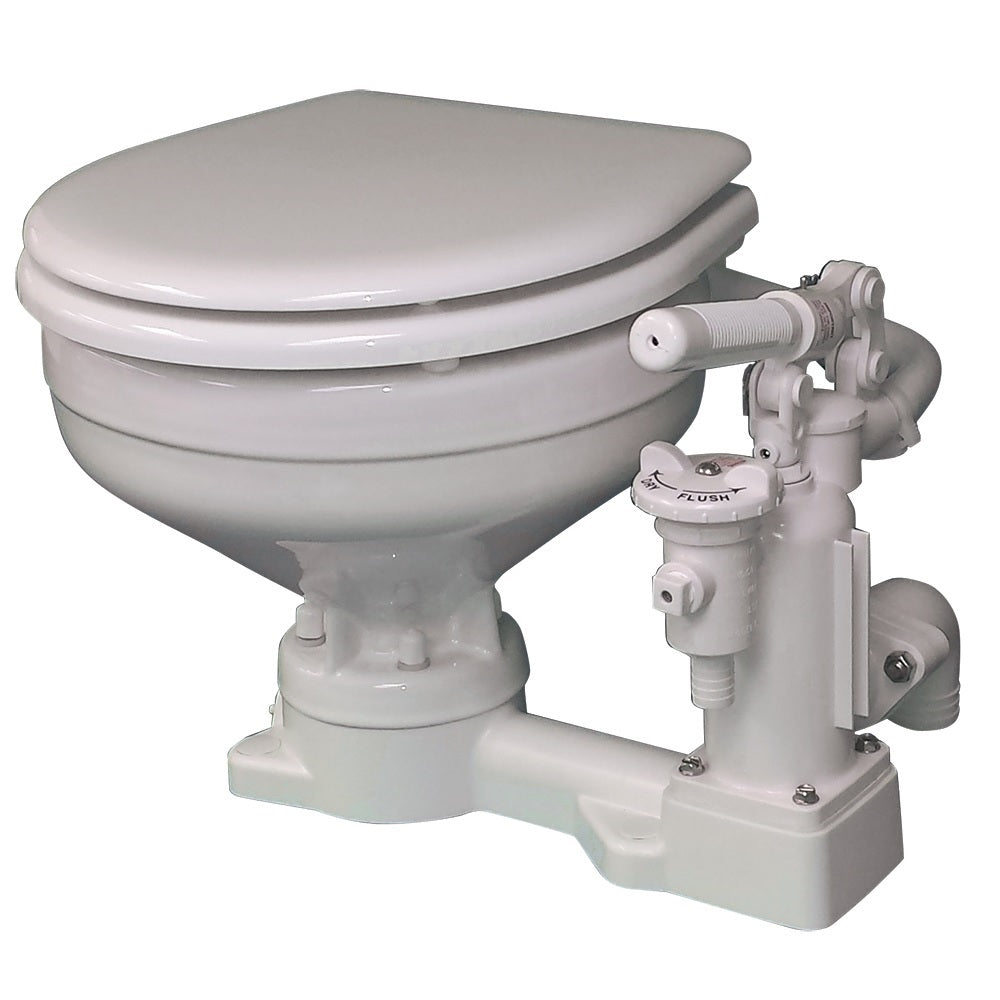 Raritan RARP102 SuperFlush Manual Toilet Household Size Bowl