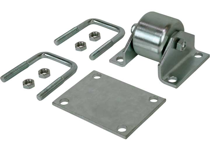 Ultra Fab 48-979017 Hitch Mount Steel Roller Fits 2 1/2 In Bars Silver