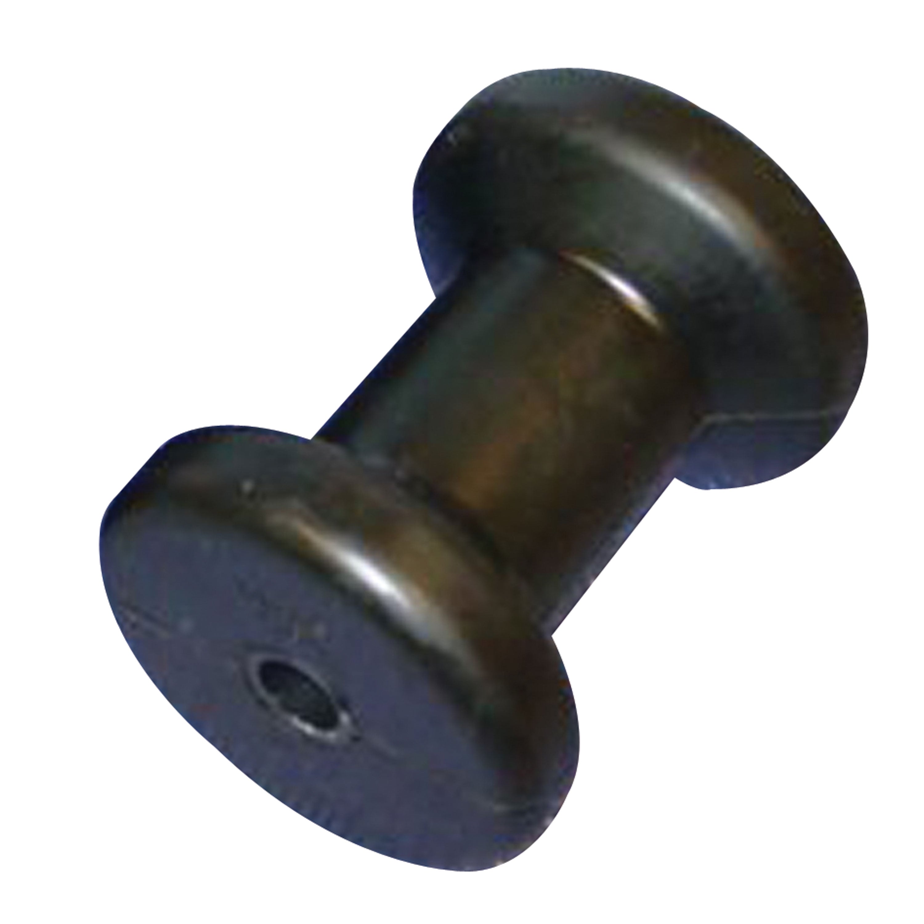C.H. Yates 5203-5 Black Rubber Spool Roller - 5 in. x 0.625 in.