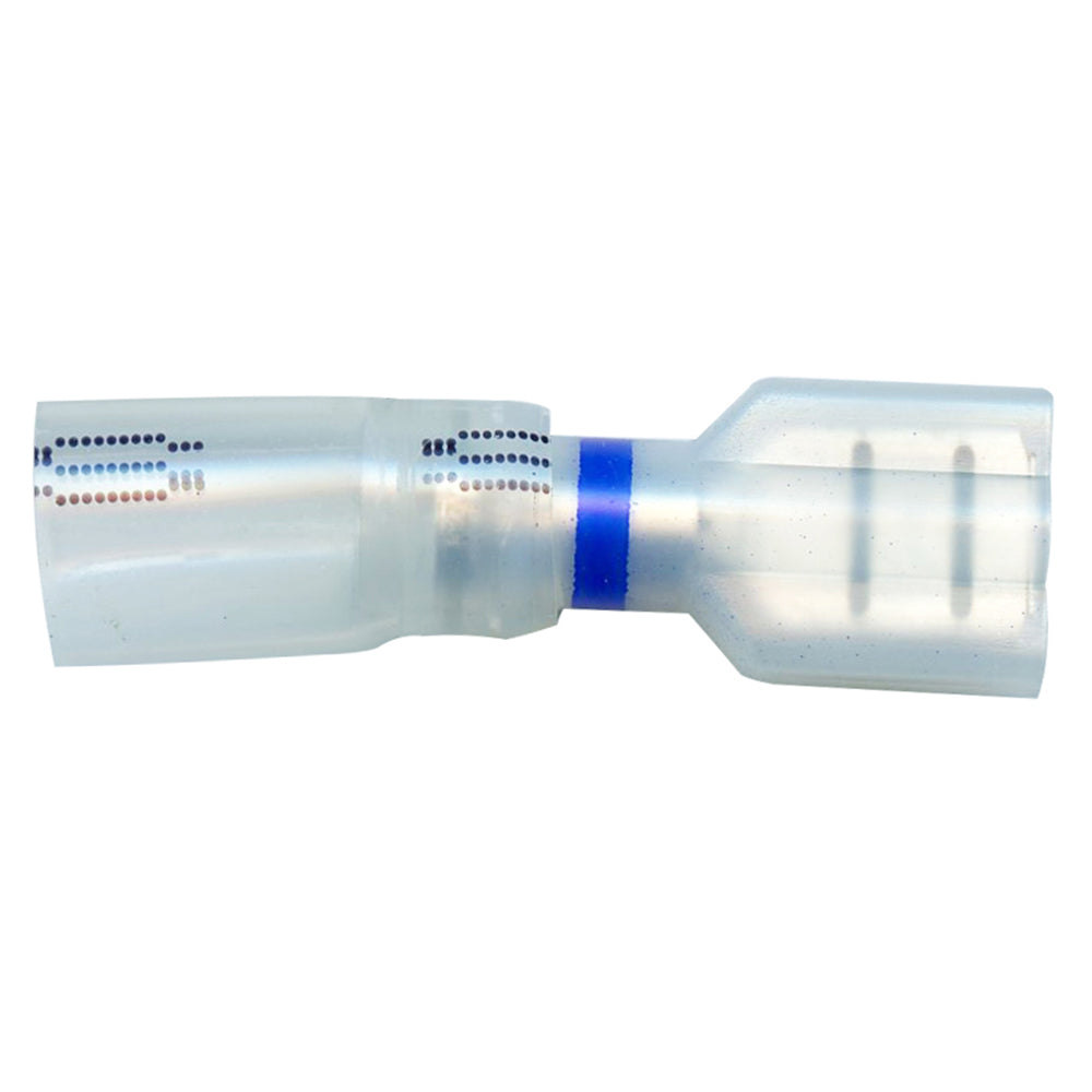 Grote 84-4432 Heat Shrinkable Quick Disconnect - Crystal Clear, 16-14 Gauge Female, .250"