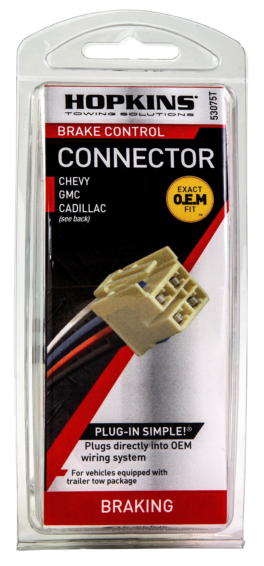 Hopkins 53075T Plug-In Simple Brake Control Connector for Chevrolet Silverado (2014)