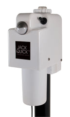 Quick Products JQ-3500W Power A-Frame Electric Tongue Jack with LED Work Light and Permanent Ground Wiring for Camper Trailer, RV - 3,650 lbs. Capacity (Higher then Standard 3,500 lbs. Jack!), White