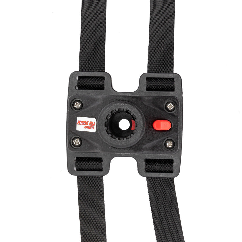 Extreme Max 3006.8604 Fishing Rod Holder Mounting Harness Strap for Inflatable Boats and Pontoons - 47" Straps