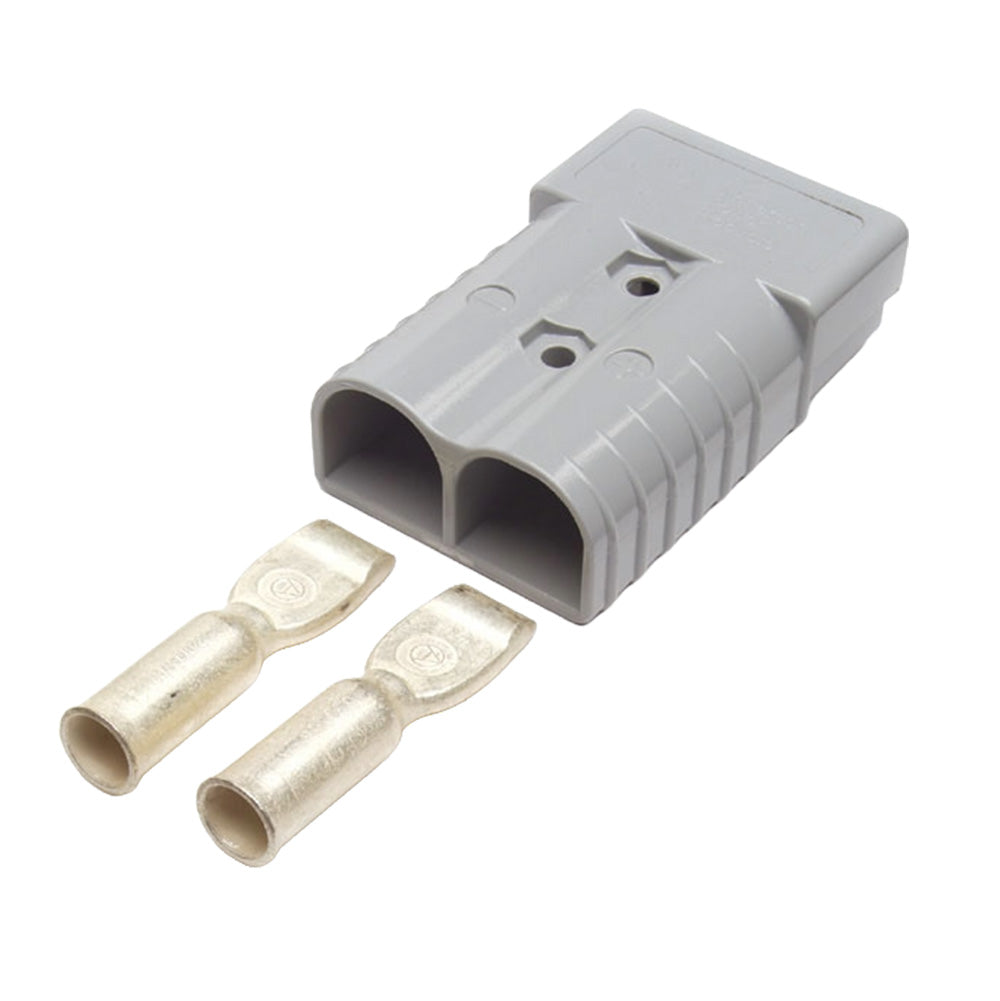 Grote 84-9632 Plug-In Style Battery Cable Connectors, Plug-In End, 175 Amp, Gray