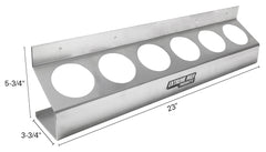 Extreme Max 5001.6085 Aluminum Aerosol Storage Shelf for Enclosed Trailer Shop Garage Storage - 6-Can Capacity, Silver
