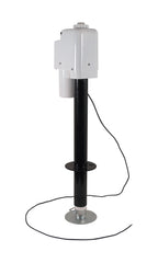 Quick Products JQ-3500W Power A-Frame Electric Tongue Jack with LED Work Light and Permanent Ground Wiring for Camper Trailer, RV - 3,650 lbs. Capacity (Higher then Standard 3,500 lbs. Jack!), White