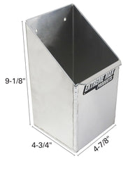 Extreme Max 5001.6091 Aluminum Fire Extinguisher Holder Storage for Enclosed Trailer, Shop, Garage - Silver