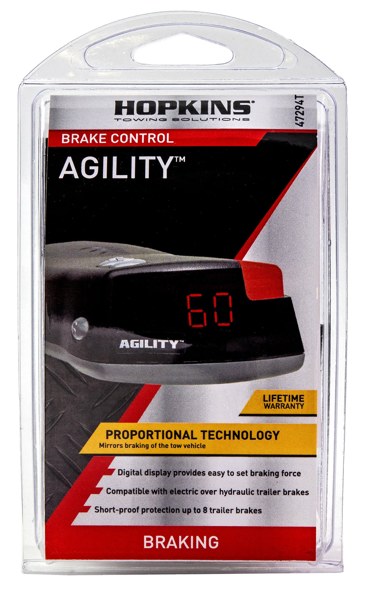 Hopkins 47294T Agility Proportional Digital  Brake Control with Quick Connect