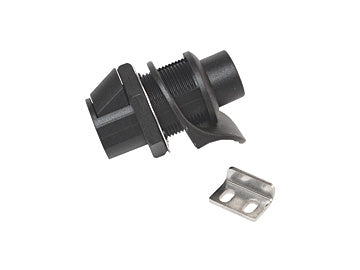RV Designer L536 Push Button Compartment Lock - Non-Locking, 1"