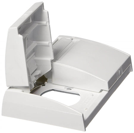 RV Designer E365 AC Weatherproof Dual Snap Cover-Plate Only - White