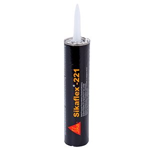 Sika Sikaflex 221 Multi-Purpose Polyurethane Sealant/Adhesive - 10.3oz(300ml) Cartridge - Black 90893