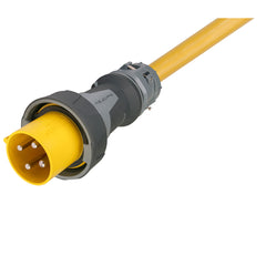 Marinco 100 Amp 125/250V 3-Pole, 4-Wire Shore Power Cordset - Neutral Wire - One-Ended Male Only - Blunt Cut - 75&#39;