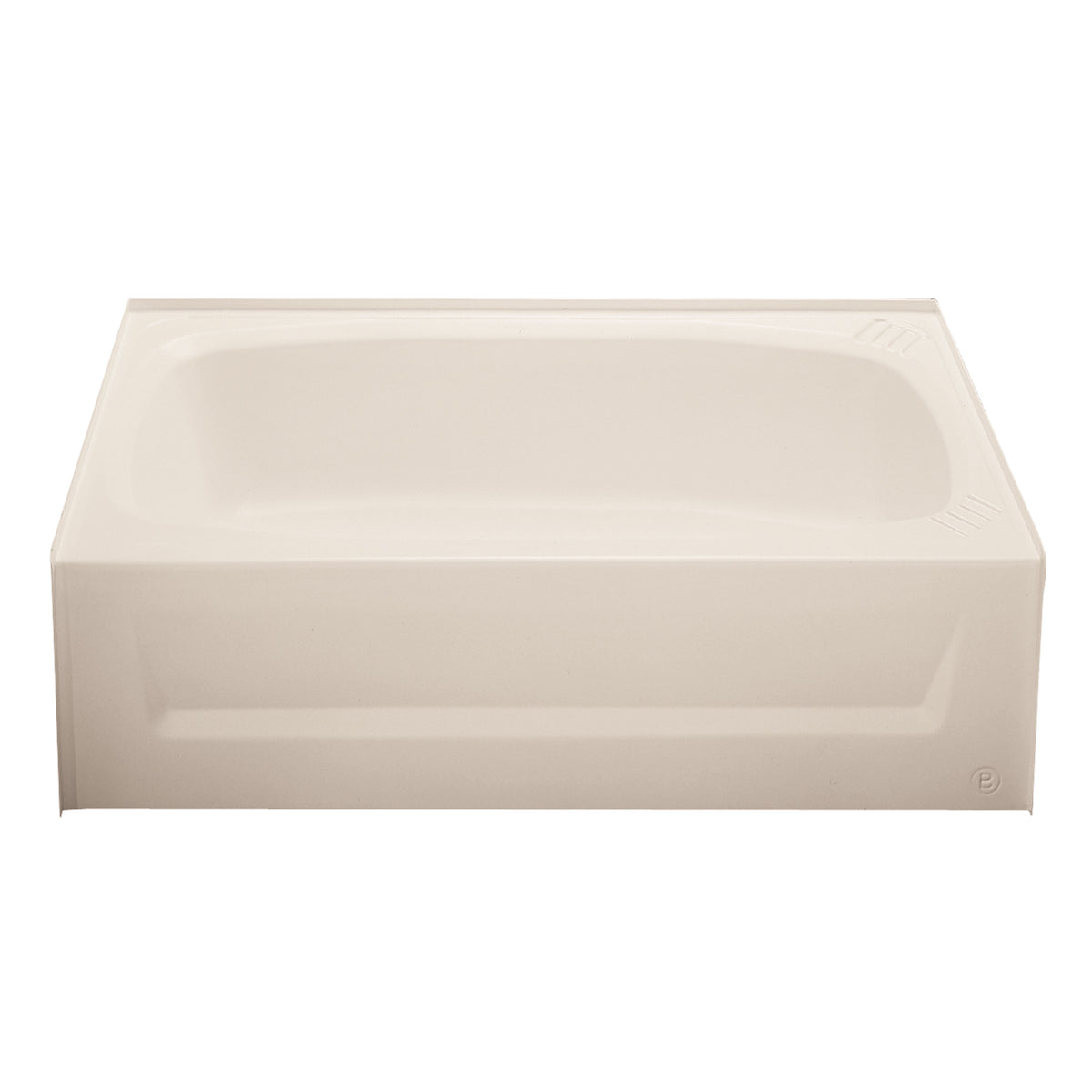 Kinro ALM2754A LH-SPK ABS Bath Tub with Apron - 27 in. x 54 in., Left Hand, Almond