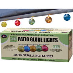 Prime Products 12-9008 LED Patio Multi Color Globe Lights