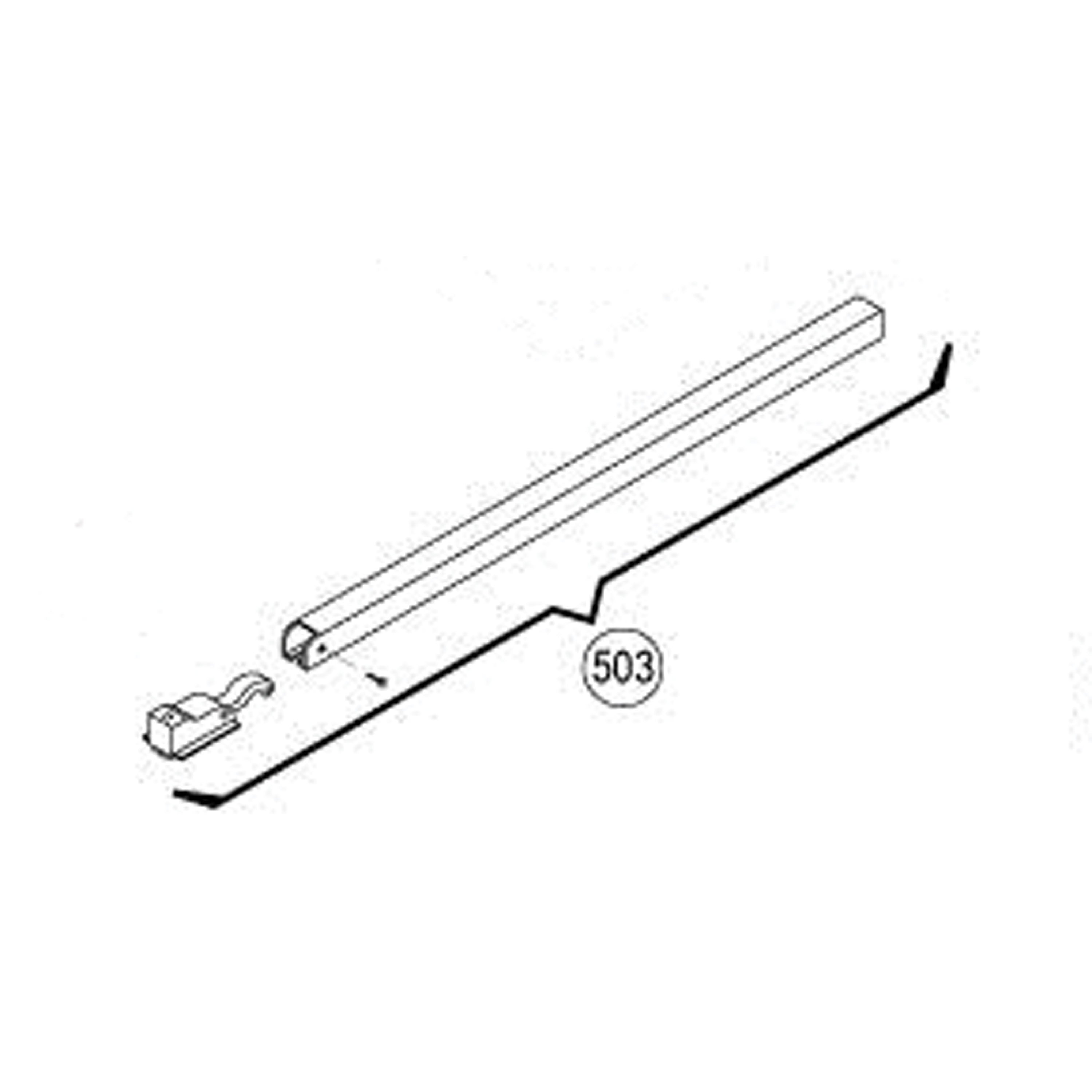 Dometic 3309974.005B Secondary Rafter Arm Service Kit for 8500/Sunchaser - Polar White
