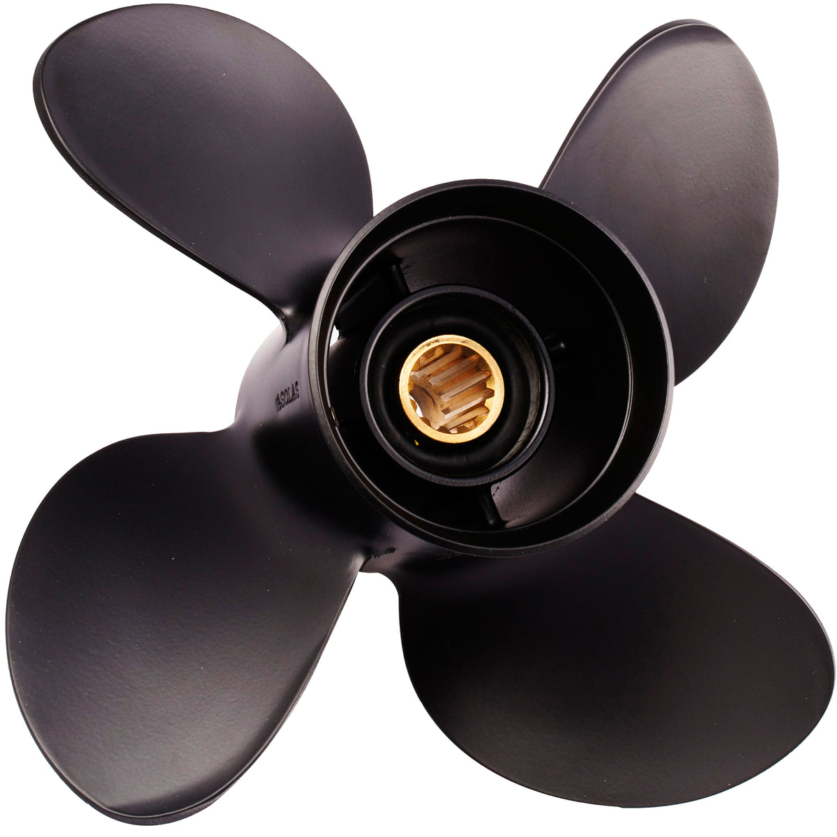Solas 3313-105-14 Amita 4 Aluminum 4-Blade Propeller - RH, 10.5" Diameter x 14" Pitch x 13-Spline