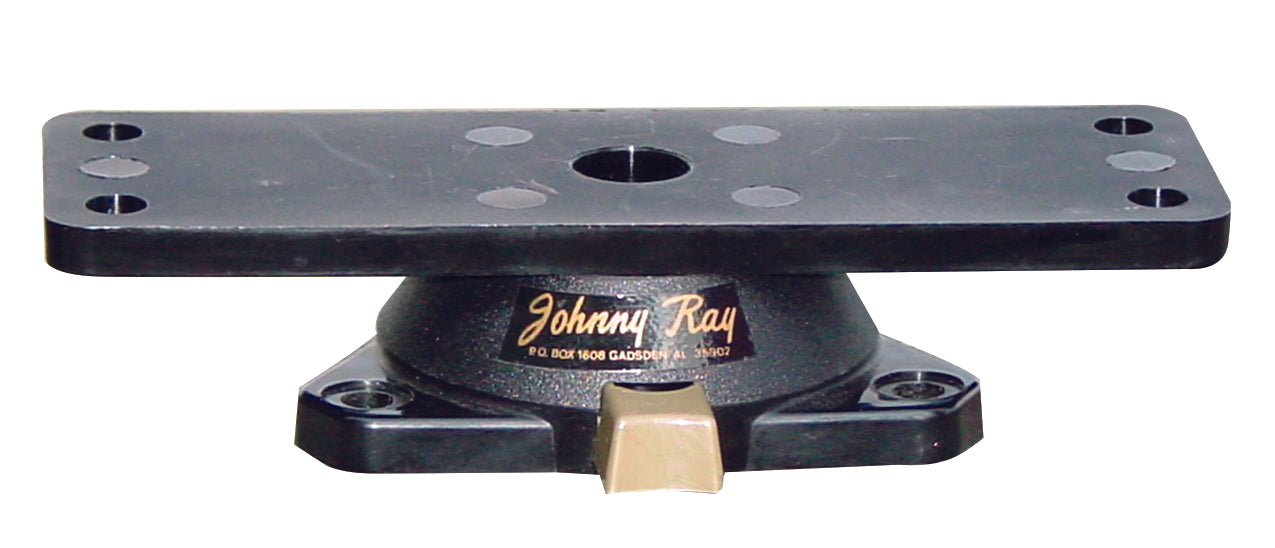 Johnny Ray JR-300B Low Profile Push Button Release Swivel Mount - Base Only