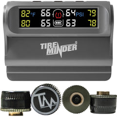 Minder TPMS-TRL-4 Tire Monitor Solar Powered W/4