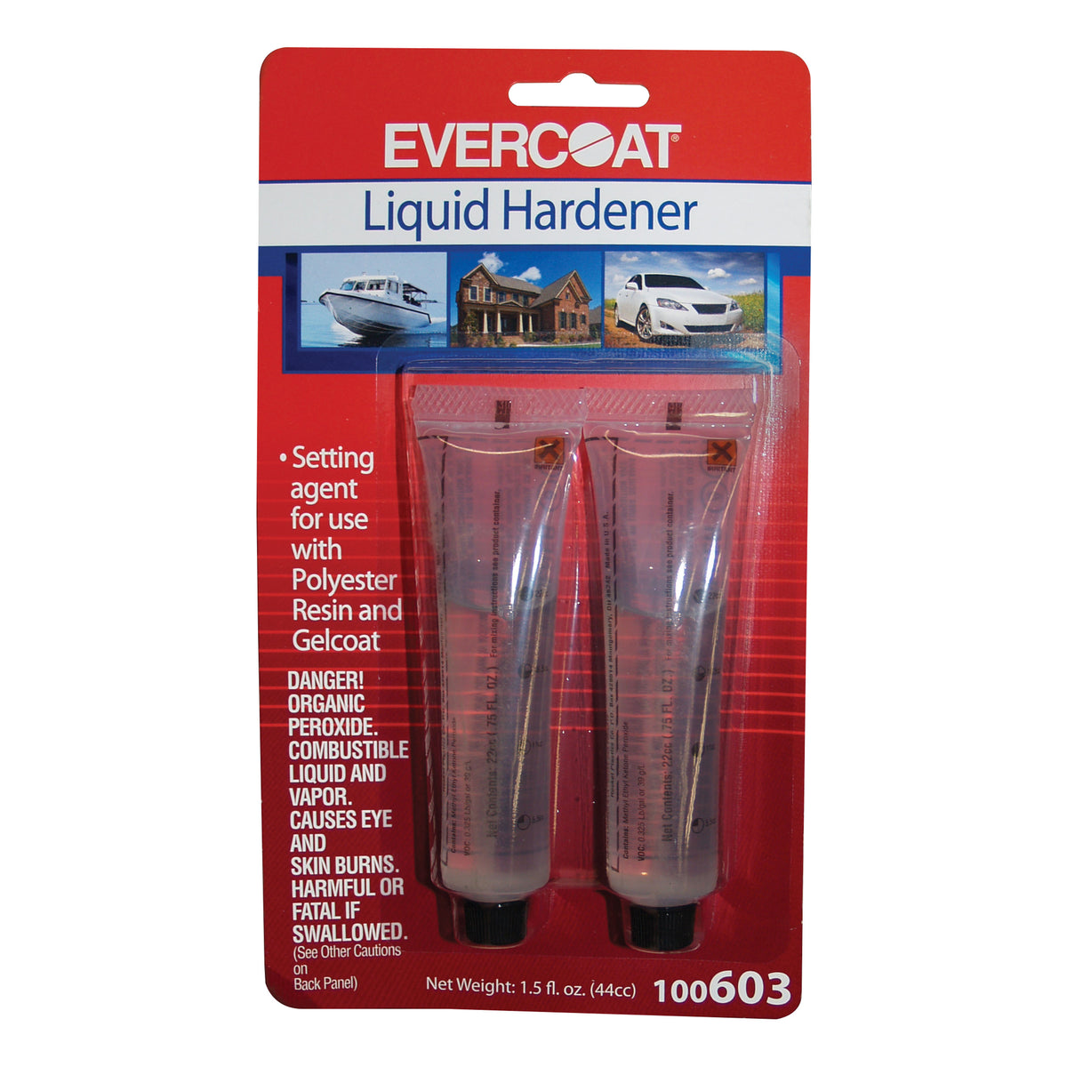Evercoat 100603 Liquid Hardener - 40 CC For Gallon