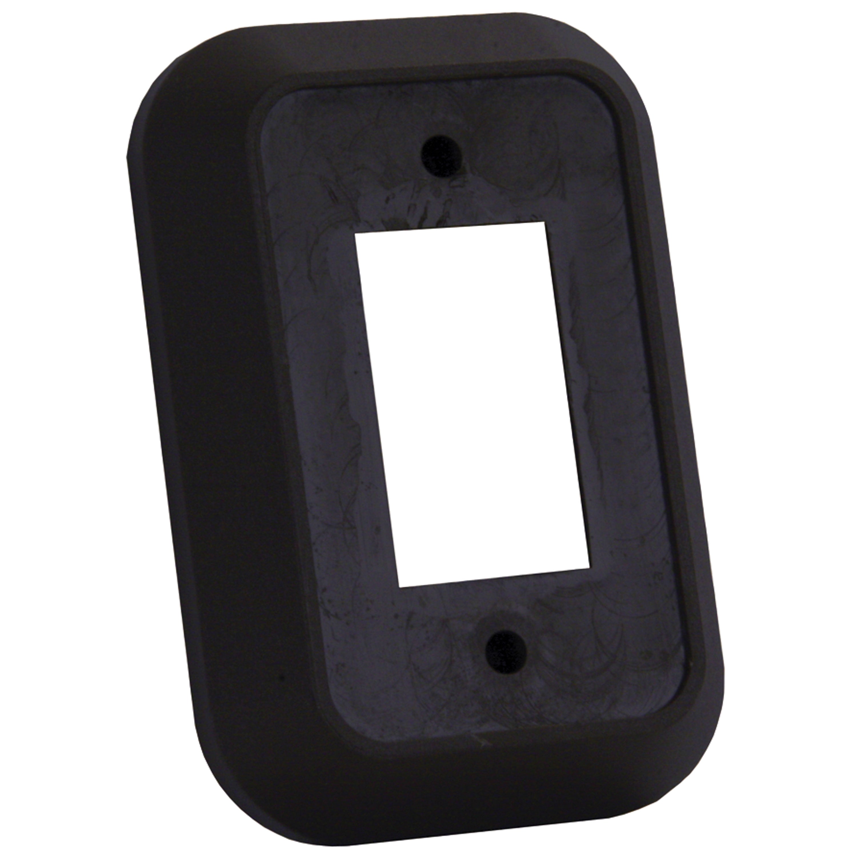 JR Products 13495 Single Switch Wall Spacer - Black
