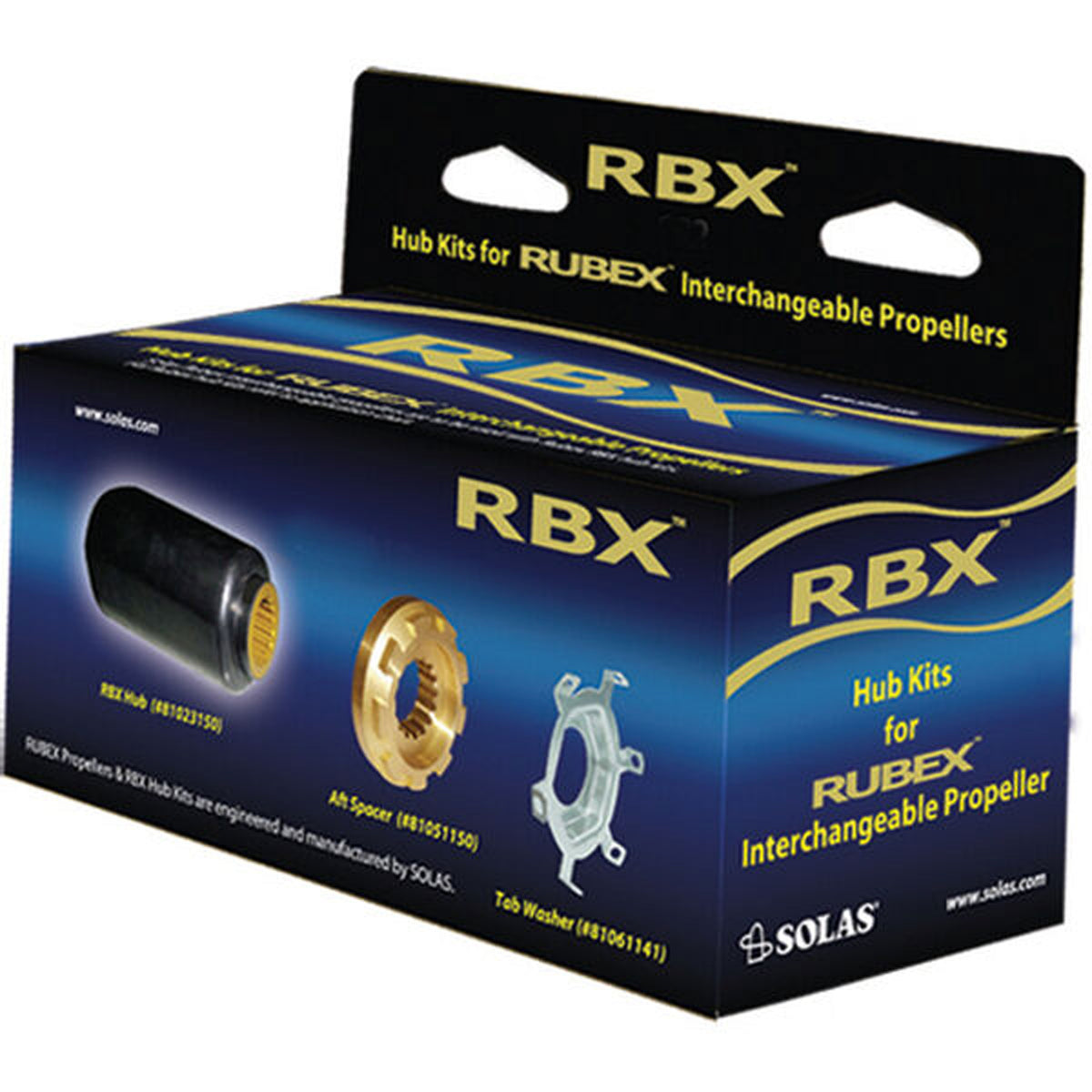 Solas RBX-104 Rubex Hub Kit for Select Evinrude/Johnson/BRP/Suzuki
