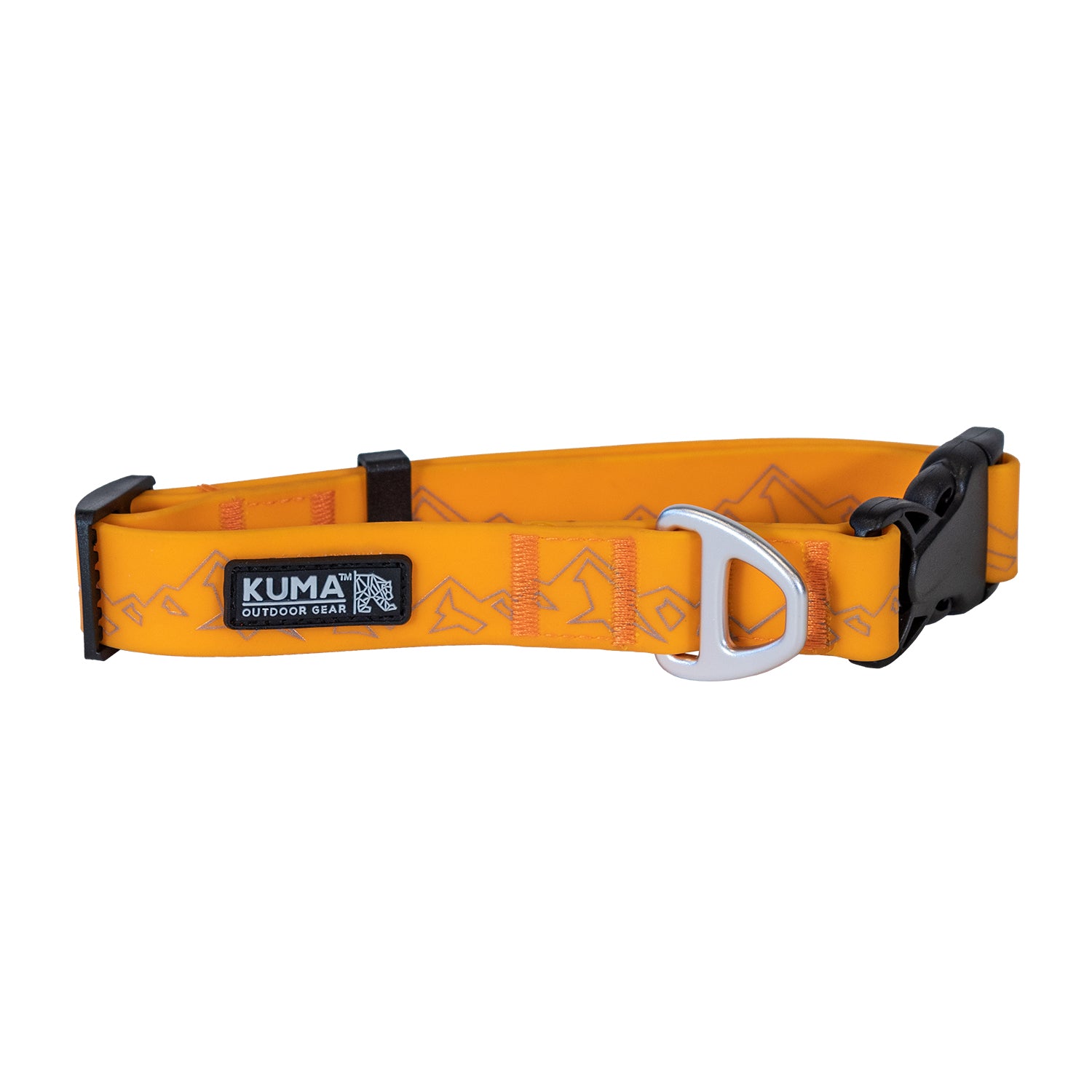 Kuma 868-KM-SDC-OG-S Soggy Dog Collar - Small (11-14"), Orange