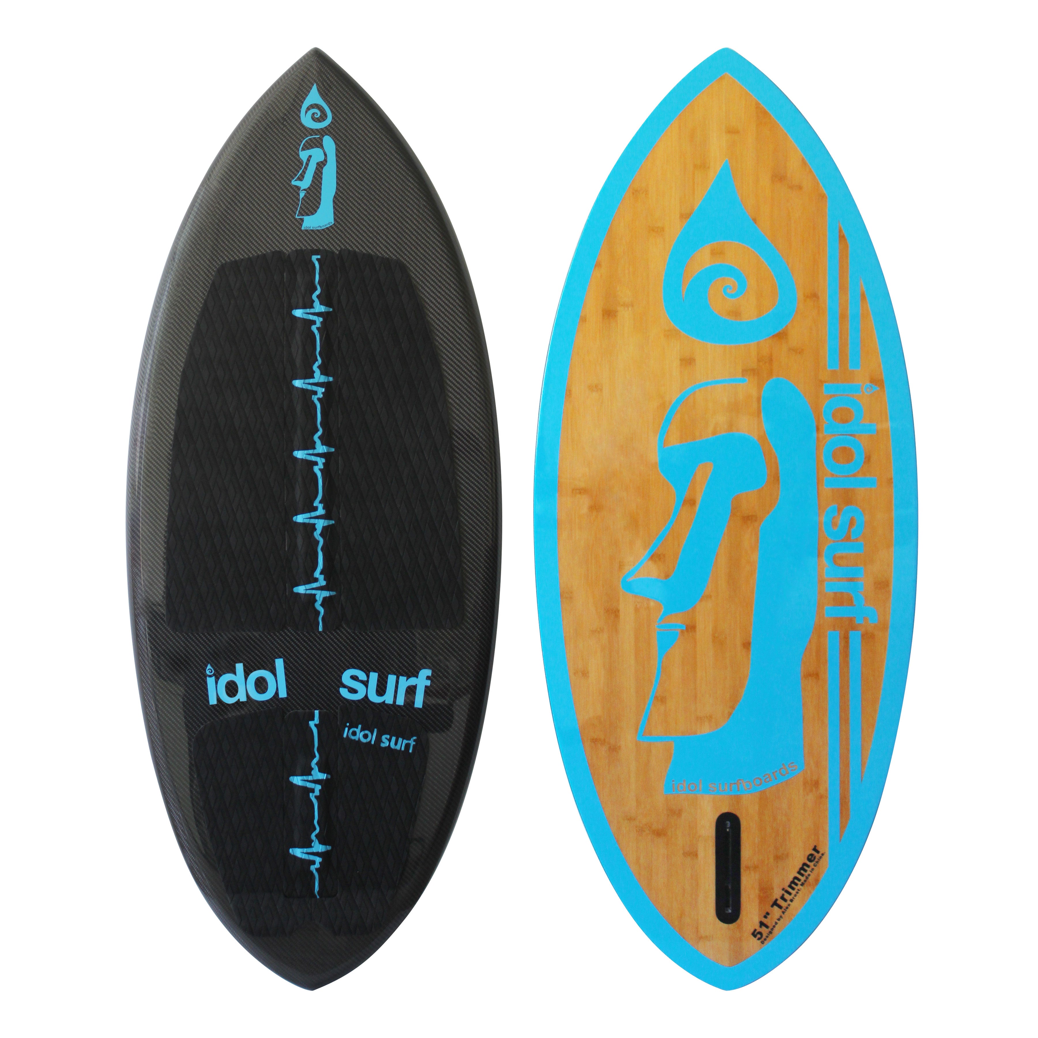 Idol Surf 22-50-51 Trimmer Skim-Style Wake Surfboard - 51"