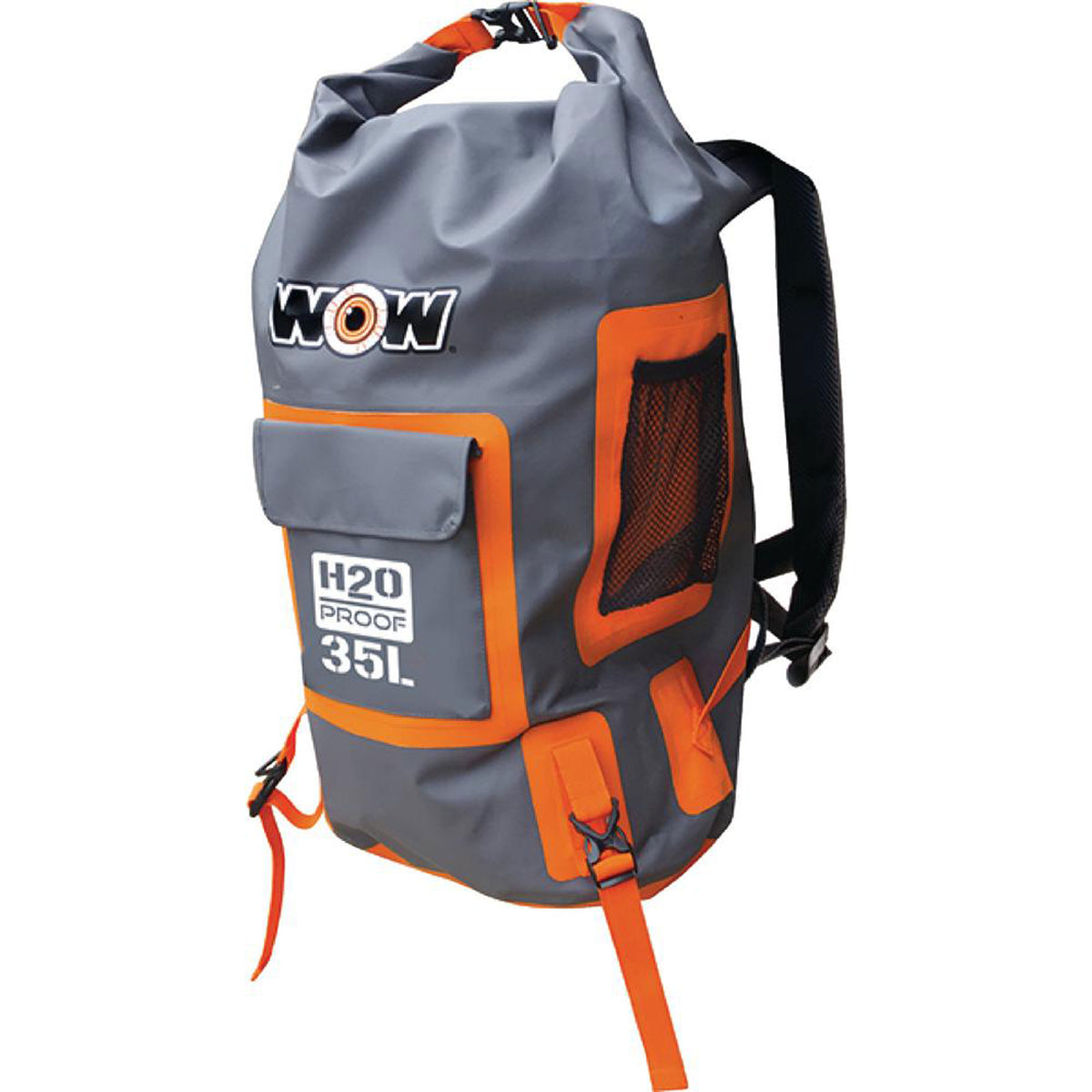 WOW Watersports 18-5110O Backpack H2O Proof Dry Bag - Orange