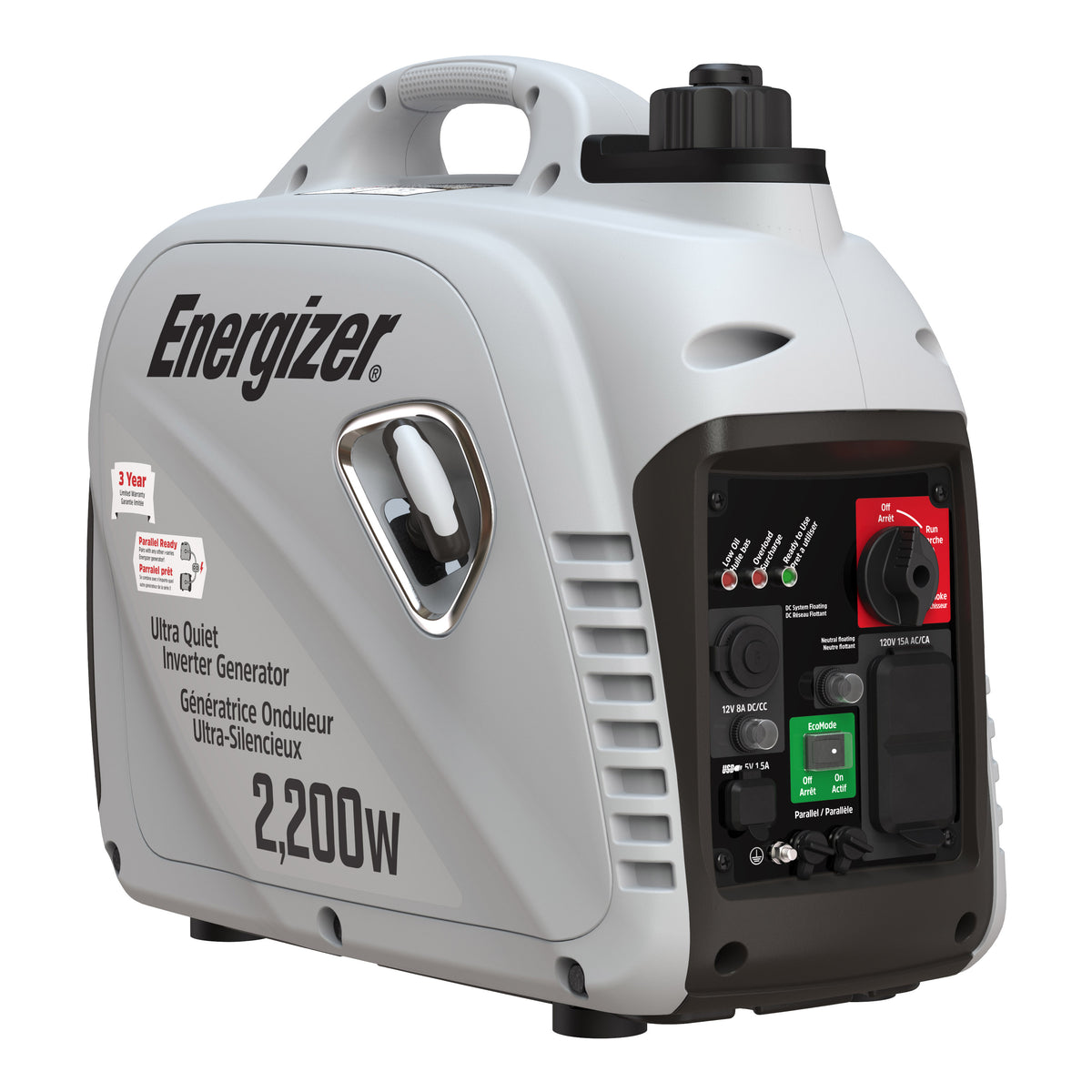 Energizer EINDEZ2200I Ultra Quiet Inverter Generator eZV2200i - 2200W