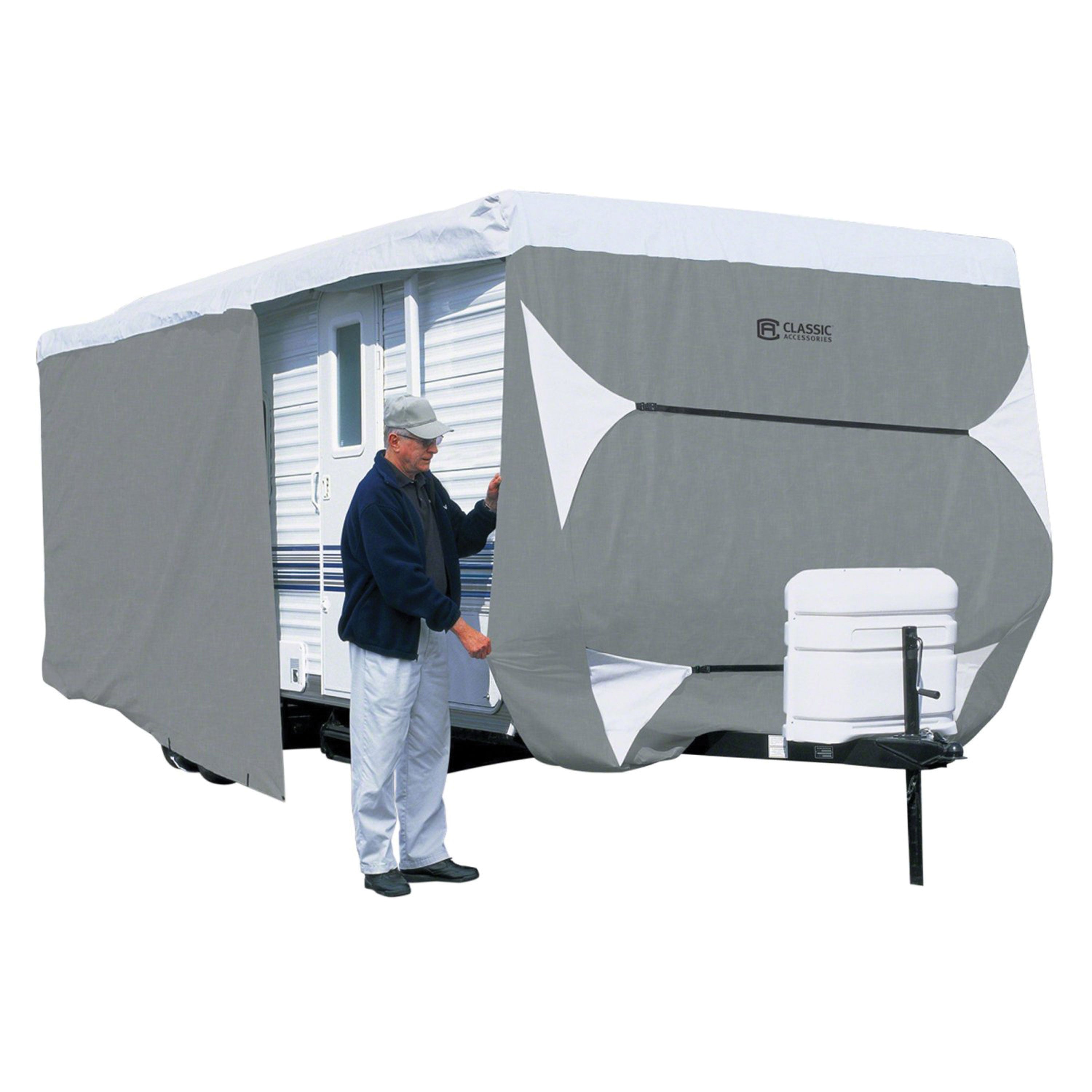 Classic Accessories 73363 Polypro 3 Deluxe Travel Trailer Cover - 22' to 24'