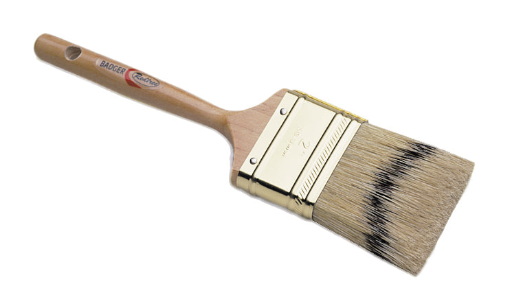 Redtree 10021 Badger Fine Finish Natural Bristle Paint Brush - 1-1/2"