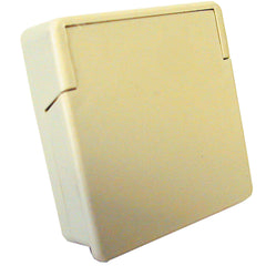 Prime Products 08-6206 Exterior Phone Receptacle - Colonial White