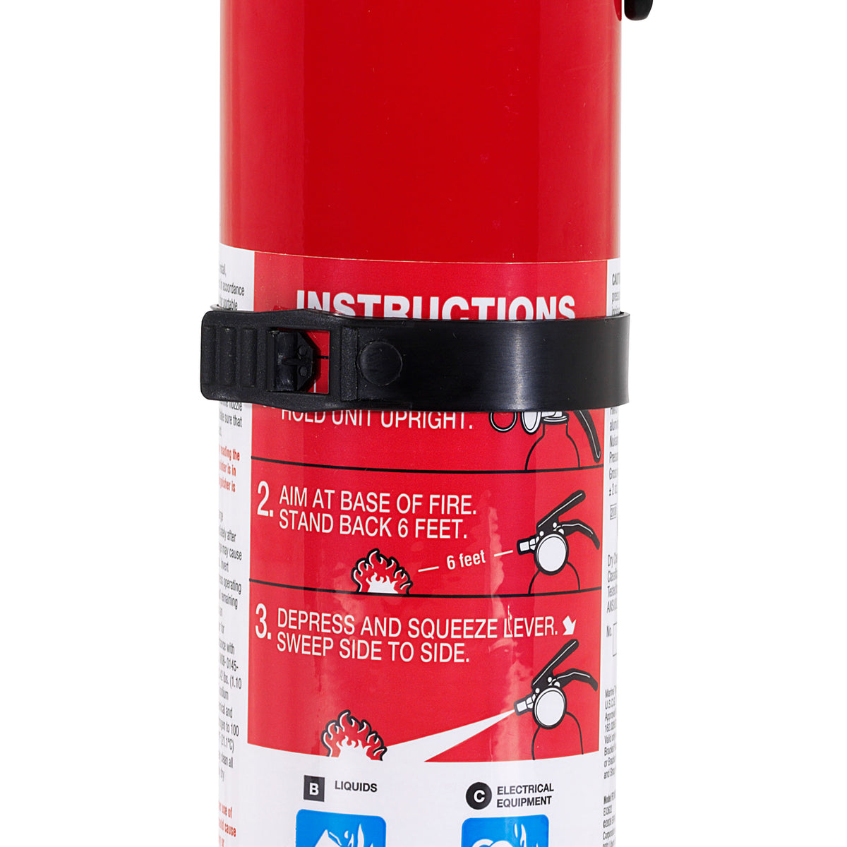 First Alert GARAGE10 Rechargeable Garage and Home Fire Extinguisher 10-B:C, Red
