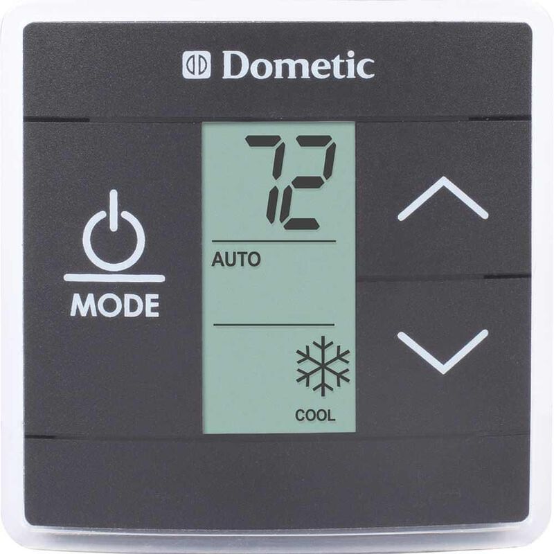 Dometic 3316230.714 Control Kit/Relay Box Heat/Cool with Black CT Wall Thermostat